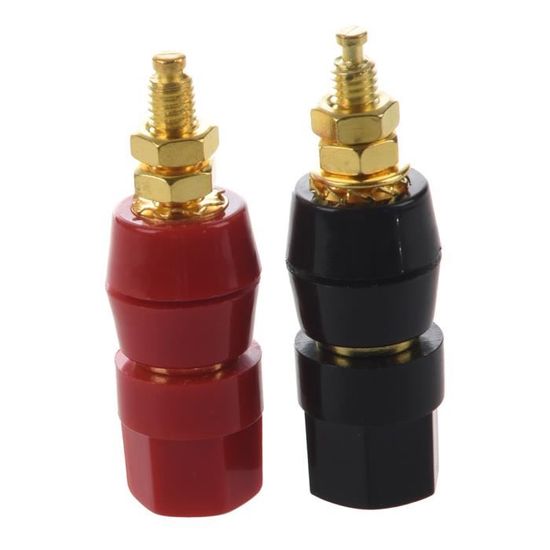 50 Pièces Prises Banane 4mm Senvenelec - Borniers 5 Couleurs, Adaptateurs Panneau Haute Qualité