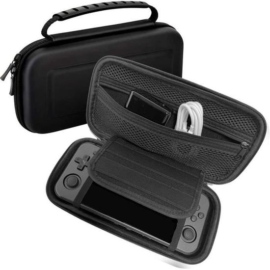 SharkTRUE Étui de Protection pour Console de Jeu Portative pour Flip V Universel, Coque Rigide PC Antipoussière pour Protection