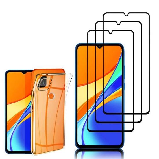 Coque Xiaomi 15T Pro + 2 Films Verre Trempé - étui Silicone Fin Antichoc, Transparent - Protection Complète Avec Bords Surélevés, Prise Confortable