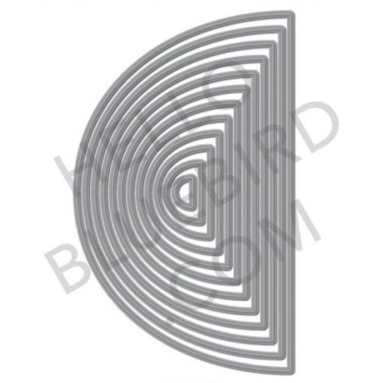 Lot De 8 Matrices De Découpe Carrées - Tailles Dégradées Pour Scrapbooking Et Cartes
