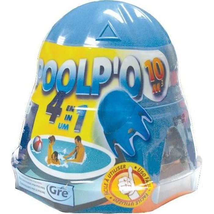 GRE - Kit Poolp'O 250 Grs Pour piscine jusqu'à 10m3