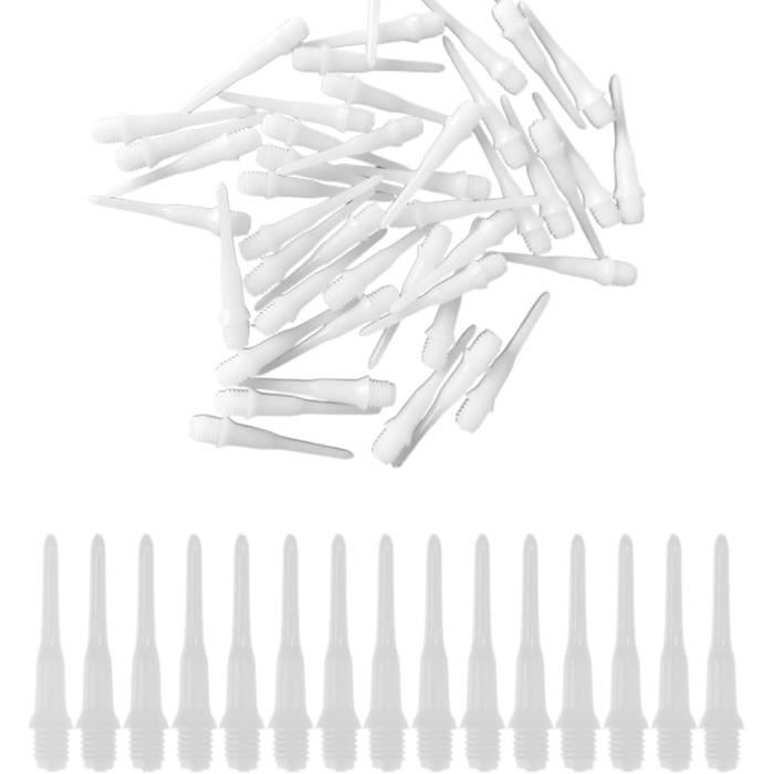 Ezydka 200 Pointes De Fléchettes Souples Plastique – Filetage 2BA, 2,7 Cm, Compatibles électroniques