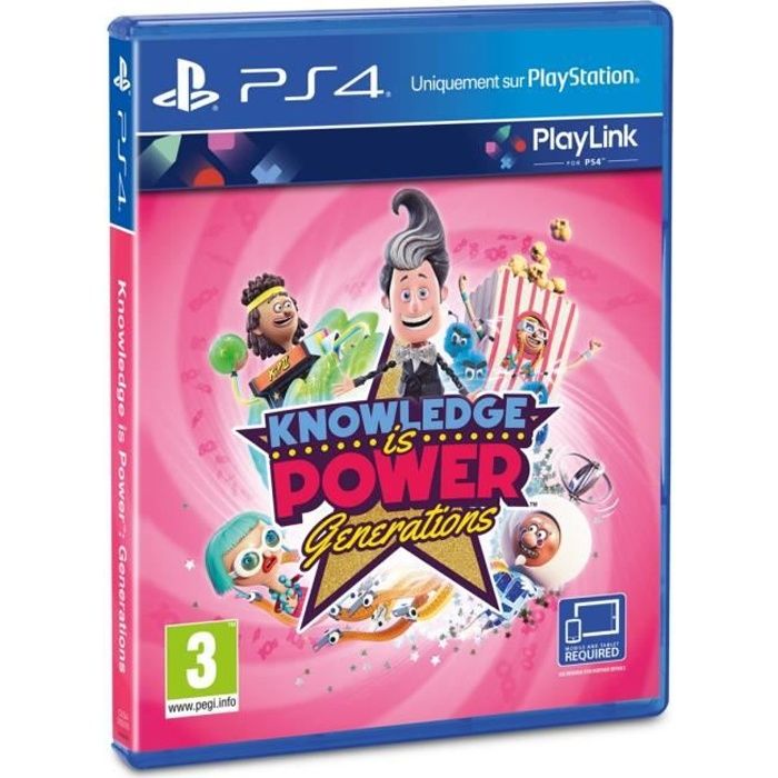 Sony Computer Entertainment Knowledge Is Power Generations Jeu PS4/Playlink