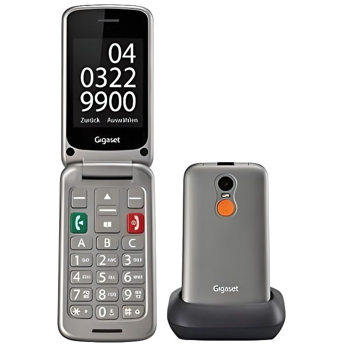 Gigaset GL590, Mobilephone, GSM/ Dual Band, Capacité: 16 GB, (Produit d'import Italie)
