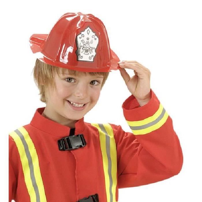 12 Casques de pompier enfant 2/8 ans Multicolore