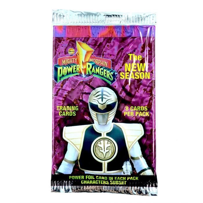 Booster JCC Cartes Power Rangers Mighty Morphin Collect a Card 1994 Vintage