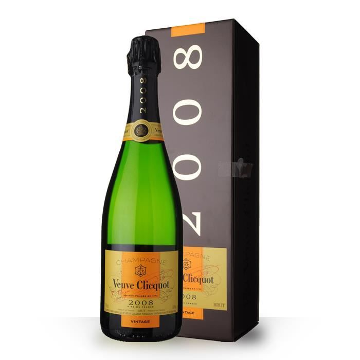 Veuve Clicquot Vintage 2008 Brut 75cl - Coffret - Vin Effervescent Blanc