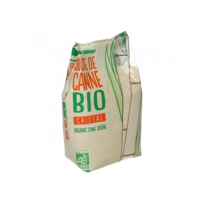 Sucre roux de canne issu de l'agriculture biologique.