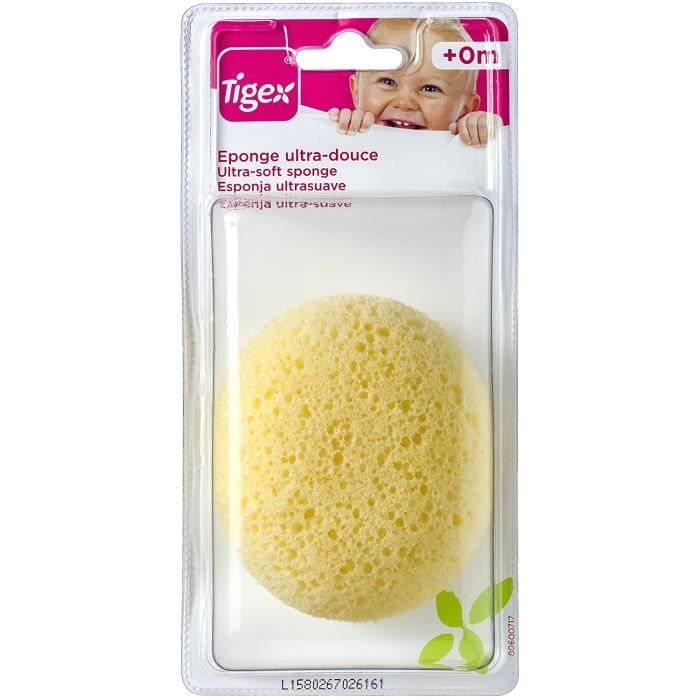 Linge et gants de toilette Tigex 80600717 Eponge pour Bébé Douceur Hydrophilée 251498