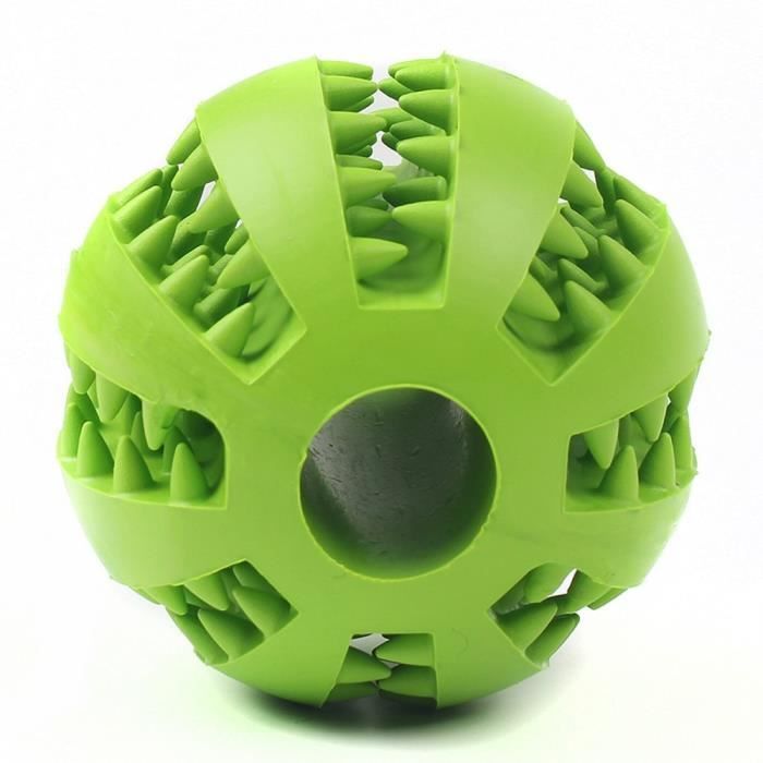 Jouet,Jouets pour chiens de compagnie en forme de chat Balle à élasticité Interactive amusante, jouet à mâcher - Type Green-7cm
