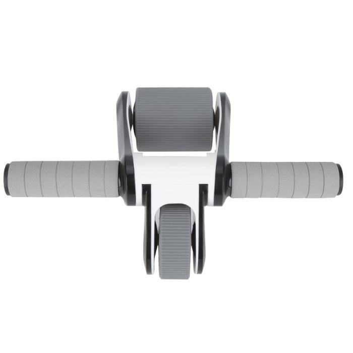 Garosa 2 Roues Ab Roller Wheel 2 roues Ab Wheel Roller Abdominal Muscle Exerciser Gym Home Fitness Equipment avec genouillère
