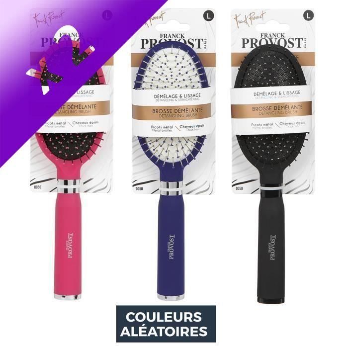 Lot De 2 - FRANCK RPOVOST - Brosse pro pneumatique Grand Modèle - picots métal protégés (coloris suivant arrivage)