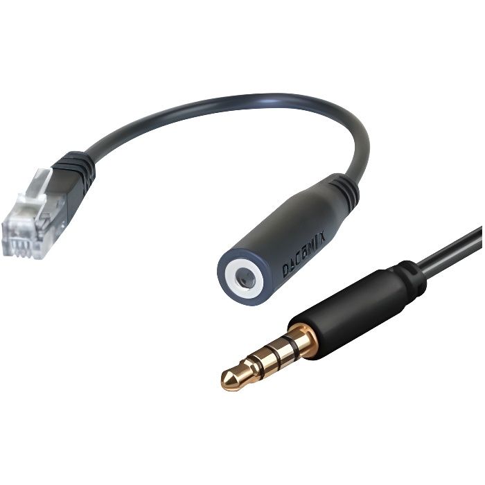 adaptateur casque GSM jack pour téléphone de bureau