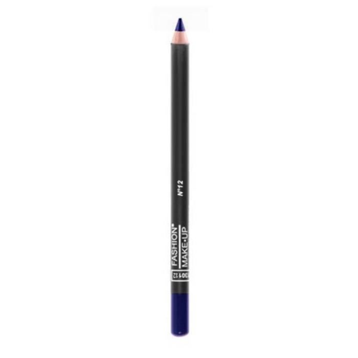 FASHION MAKE UP - Maquillage Yeux - Crayon Bois - N° 12 Bleu roi
