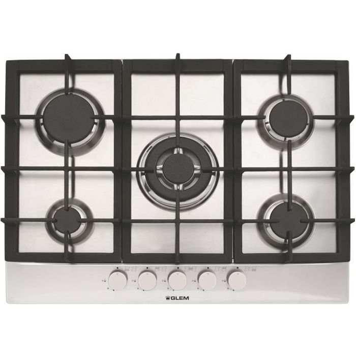 GLEM TABLE DE CUISSON INOX ET FONTE