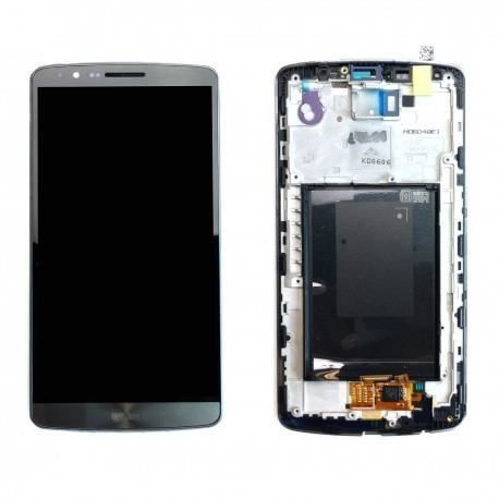 BLOC COMPLET VITRE + LCD G3 D855 NOIR