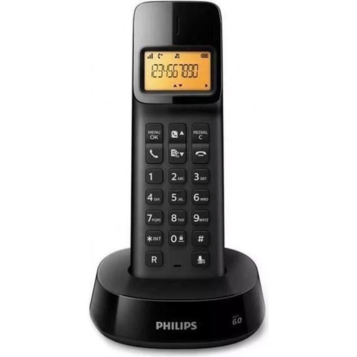 Téléphone Sans Fil Philips D1601B-01 1,6\