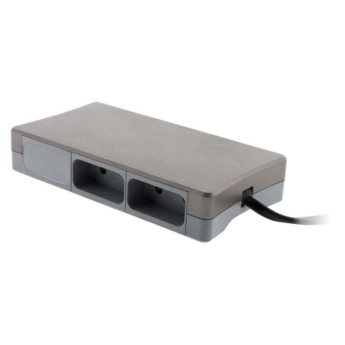 THOMSON Multiprise extraplate 4 prises - 2P 6A + 2 USB