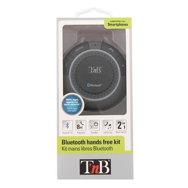 Grâce à ce kit mains libres Bluetooth, gérez vos appels dans votre véhicule en toute sécurité et en toute légalité. Il se fixe f...