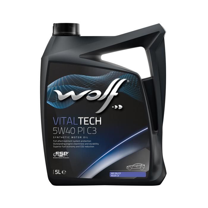 Bidon 5 litreS d'huile 5w40 C3 Wolf SYNFLOWC35W405