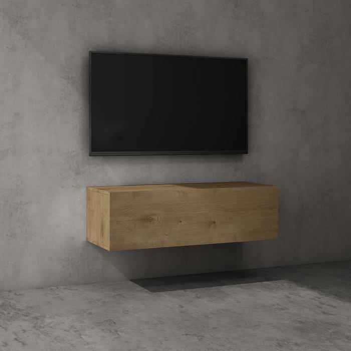 Table TV Meuble Buffet En Bois Vintage – Style Asiatique – 8 Tiroirs 130cm