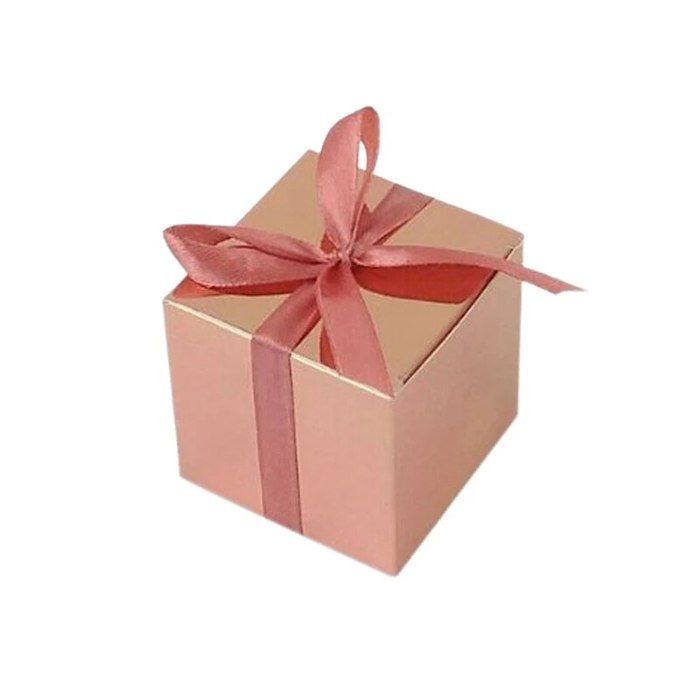 50Pcs Boite Cadeau Mariage, Boite a Dragees Mariage, Boite a Bonbon