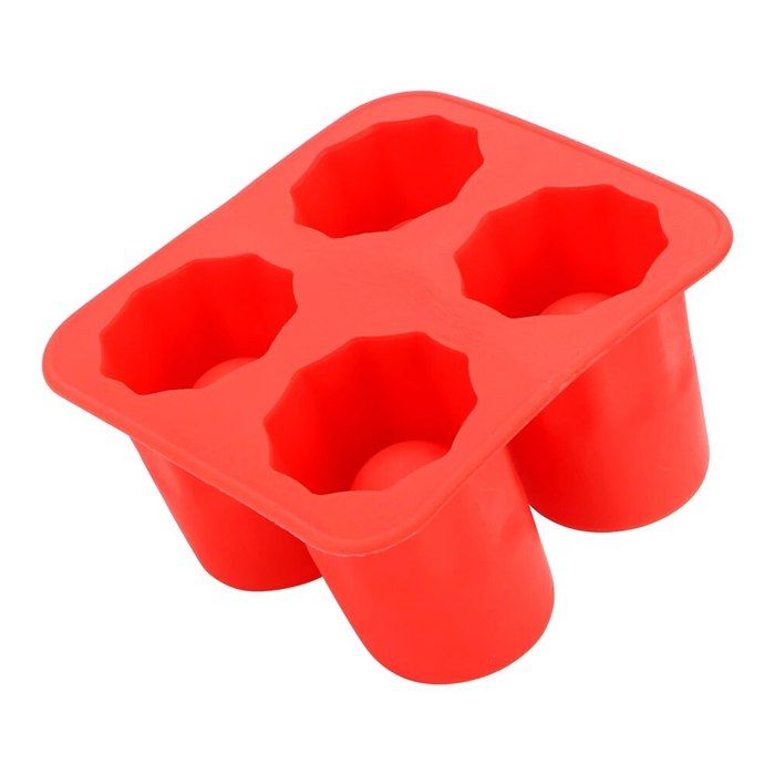 4 Maker Pudding Rouge Antiadhésif Fondant Coup Gel Cookie