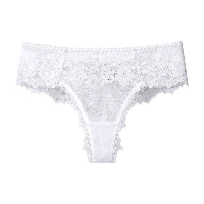Stringue String en dentelle pour femme,culotte taille basse,sous-vêtement ...