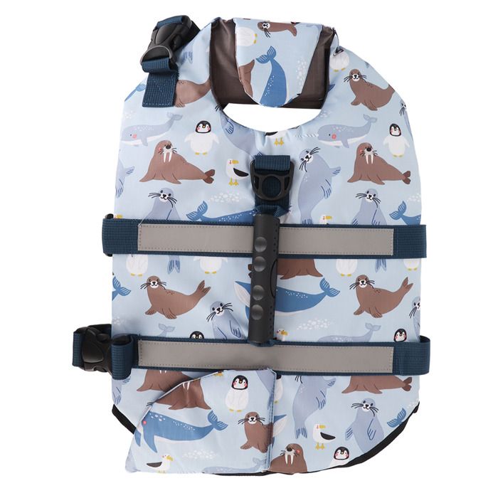 Comparer les prix de Gilet de sauvetage réfléchissant pour chien gilet de sauvetage réglable pour animaux de compagnie avec poignée de sauvetage pour