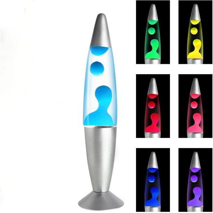 Lampe Lave LED - CELLUSTOP - Multicolore - 7 Couleurs - Design Rétro - 25W