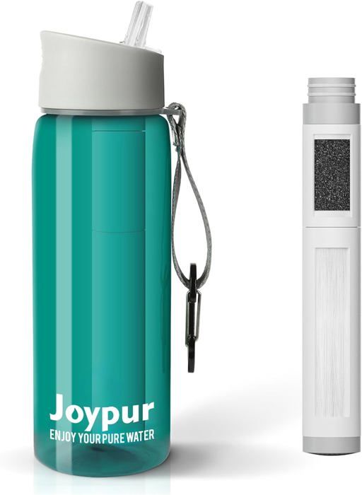 Gourde filtrante eau non potable Bouteille d'eau extérieure avec filtre — free download