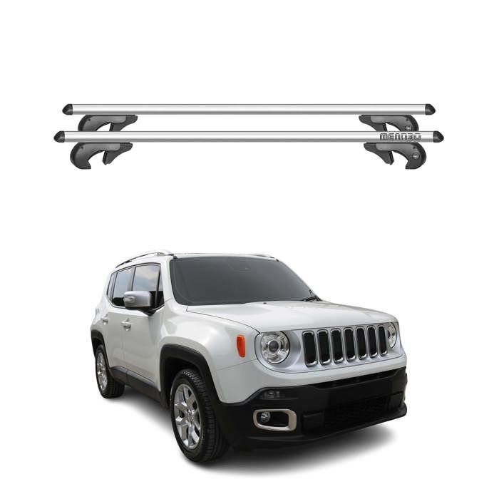 Barres De Toit Pour Jeep Renegade 2014 Et Plus – Transversales, Amovibles, Résistantes à L’eau Et à La Rouille