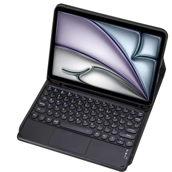 Étui clavier Bluetooth avec pavé tactile pour iPad Air 13 Gen6 (noir)