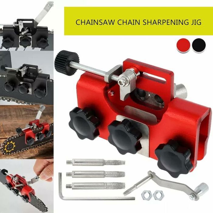 Affûteur de tronçonneuse kits de gabarit daffûtage de chaîne de tronçonneuse convient à tous les types de scies à chaîne outi