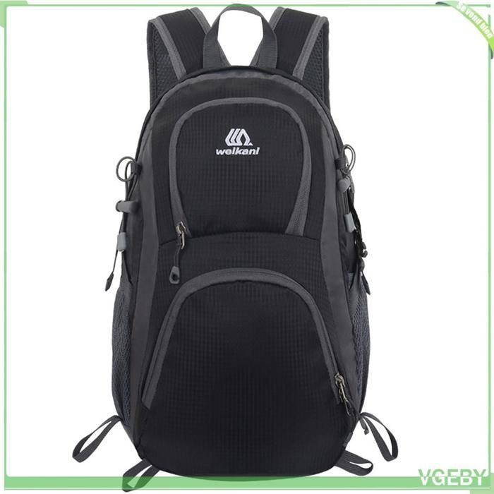 Fafeicy sac à dos de camping Sac à dos de randonnée en plein air sac à dos de voyage résistant à leau sac à sport camping Noir