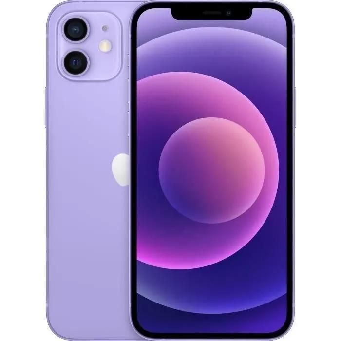APPLE iPhone 12 mini 256Go Violet - Débloqué -Reconditionné - Excellent état Reconditionné - Apple reconditionné disponible sur Cdiscount Seconde Vie