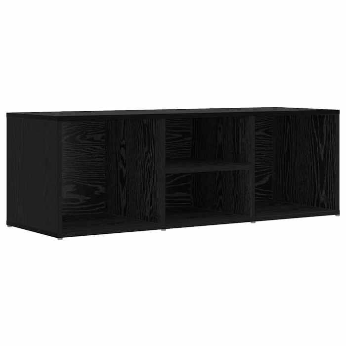 Banc à chaussures - vidaXL - meuble d’entrée - bois dingénierie - chêne noir - 102 x 35 x 35 cm - 4 étagères{cfs89a}