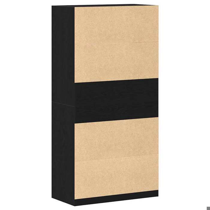 Armoire en Chêne Noir 100x50x200 cm en Bois dingénierie_2 ans garantie_40352