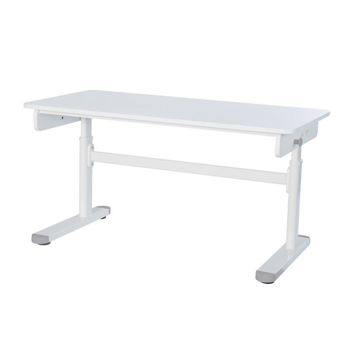 Bureau Enfant Smart Grow - Réglable en Hauteur de 62 à 78 cm – Table Ergonomique pour Chambre d’Adolescent – 110 × 60 cm - Blanc