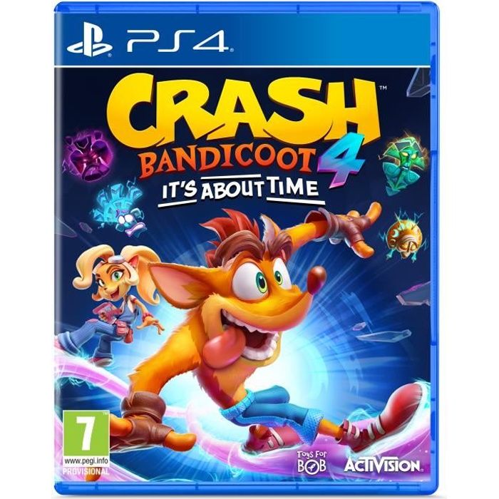 Jeu vid?o - Activision - Crash Bandicoot 4 - Aventure - PS4 - 1-4 joueurs