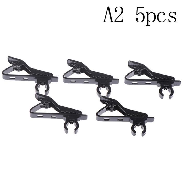 Pince Micro Qiundar 6PCS | Clip Universel Pour Micro | Podcast, Conférence, Studio | Ajustable 180°