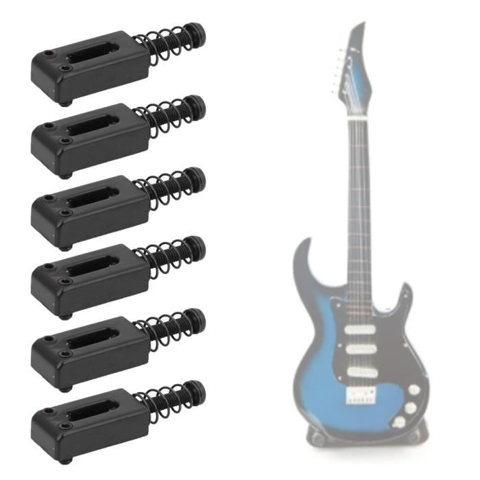 6 Selles De Chevalet Pour Guitare électrique - Alliage Zinc, 3 Hauteurs Différentes (kit Réglage) - 8