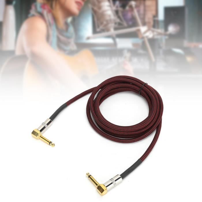 Câble audio pour guitare 6.35mm ARAMOX - CHX-JORINDO JD6214 - AWG22, 3m Câble audio pour guitare 6.35mm ARAMOX - CHX-JORINDO JD6214 - AWG22, 3m