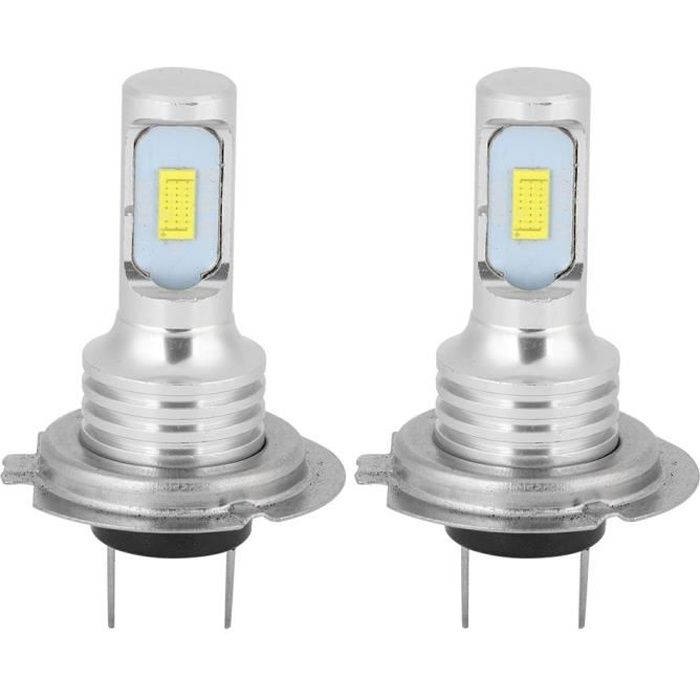 Ampoule H7 LED Blanc 8000K COB lampe ESS TECH® Mise a jour feu LED Auto Moto