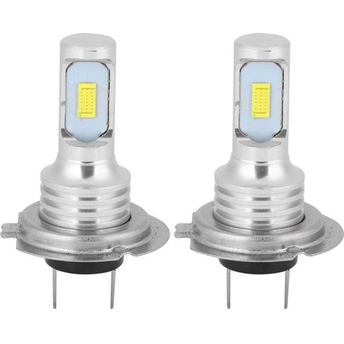 Xuyan 2Pcs 80w 8000k universel h7 led lampe de feux de brouillard de voiture blanc 12-24v