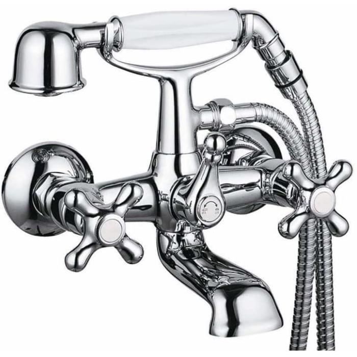 OMNIRES Y - Mitigeur De Baignoire Avec Accessoires, Noir Y1231BL