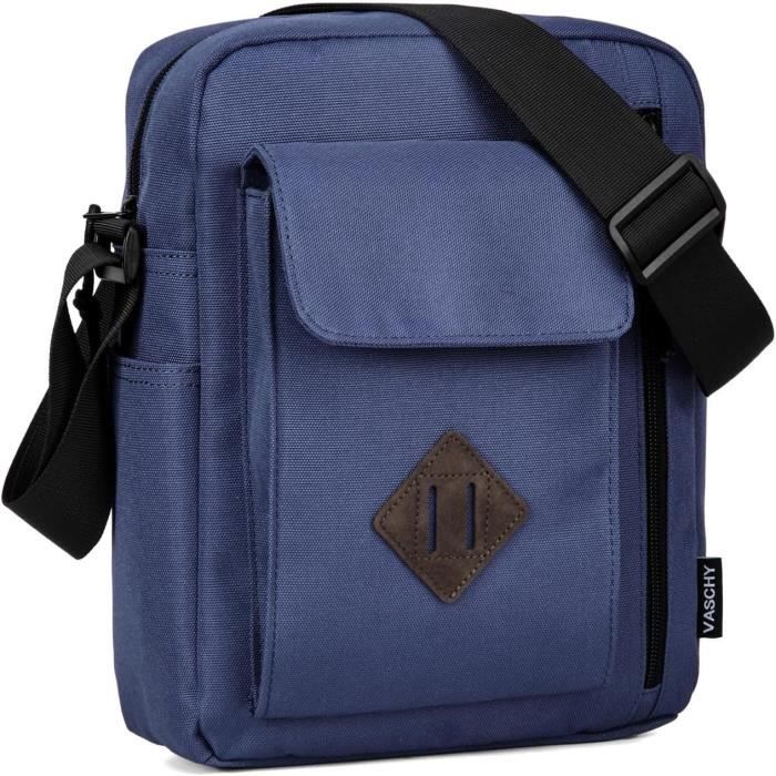 Sacoche Homme Bandouliere Petit Sac Bandouliere Femme Leger Besace Ado Elegant Sacs Portes Epaule Pour Travail College Voyag u3536 Bleu Cdiscount Bagagerie Maroquinerie