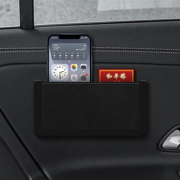 SHOP-STORY - Organisateurs de voiture - Pack de 2 pochettes de rangement entre  siège et console - Accessoire téléphonie pour voiture - Achat & prix