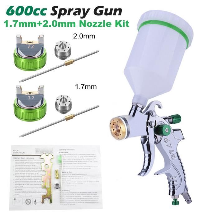 Aérographe air Pistolet Pulvérisateur de Peinture Air, 3600PSI Haute