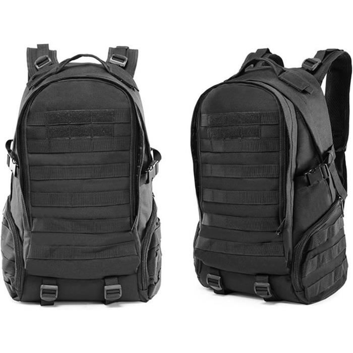 Sac à Dos Tactique Antivol + Sac à Bandoulière - 2 Pièces - Nylon - Taille Unique